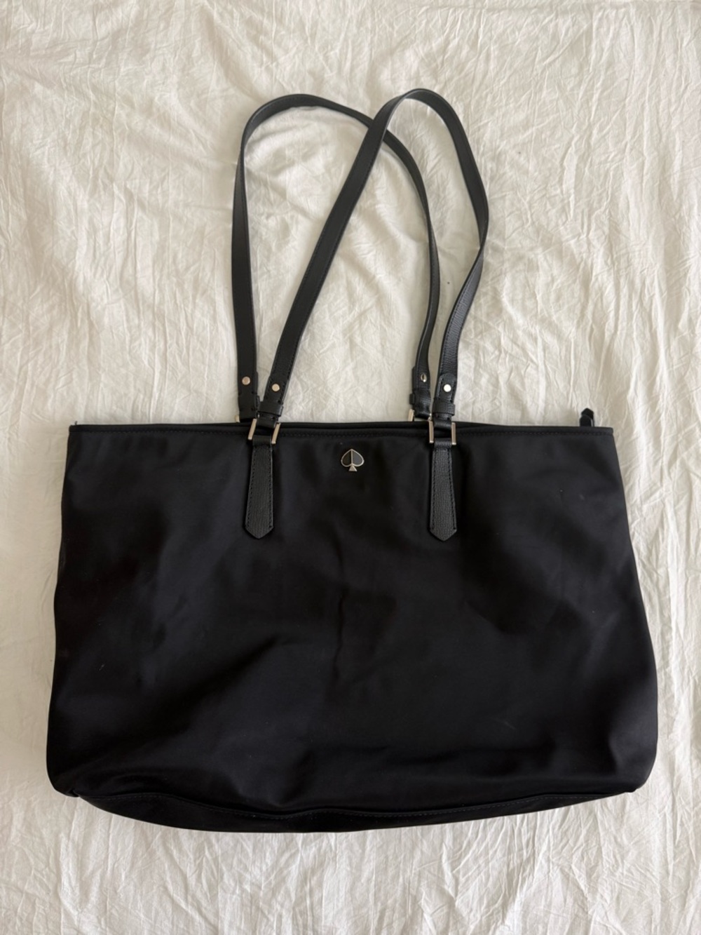 kate spade Black Nylon Tote with Dual Shoulder Straps